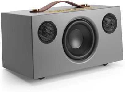 Audio Pro Altavoz Bluetooth y WiFi Inalámbrico Multiroom Potente - Pequeño Speaker Portátil con AirPlay2, Google Cast, Spotify Connect y HiFi - 6 Botones de Preselección C5 MKII - Gris