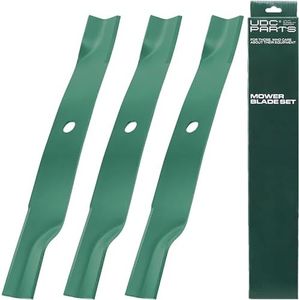 UDC Parts TCU15881 High Lift Blades Replacement for John Deere 60 Inch UC15158 Ztrak Z915E Z994R Z955R Z955R Z965M EZtrak Z665 X710 X730 X738 X739 X744 X748 X749 Quik-trak Q820M Q850M Q850R / 3 Pack