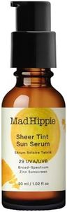 Mad Hippie Sheer Tint Sun Serum (Light/Medium), Tinted Moisturizer for Face with SPF 29, Vitamin C, Hyaluronic Acid, Tinted Sunscreen for Face in a Recyclable Glass Bottle, Reef Safe, 30ml, 1 Pack