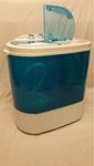 LEISURE DIRECT MINI TWIN TUB PORTABLE 230V WASHING MACHINE FOR BOATS RV SPIN DRYER