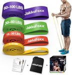 Pull Up Bands,Resistance Band,Stretching Assist Band, Portable Exercise, Muscle Training, Physical Therapy, Exercise Workout Bands for Working Out (Multicolor 5-100 LBS)