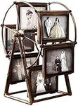 SURPRIZON Retro Vintage Rotating Ferris Wheel Picture Frame, Personalized Family Photo Frame Shows for 12 Photos Home Décor Christmas Birthday Gifts (Large)