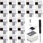 Youmile 20 pcs IRF3205 3205 Mosfet Transistor N Channel 110A 55V Power MOSFET TO-220AB with Heatsink screw washer Rubber Silicone screwdriver for Home Industry and DIY