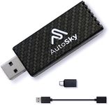 AutoSky Wireless CarPlay Adapter 2023 Pro Extra Edition - Fast and Compact Wireless CarPlay Adapter Factory Wired CarPlay Cars – USB-A Extender - USB-C Adapter – Wired CarPlay Required