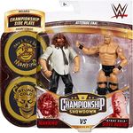 WWE GVJ23 Championship Showdown Stone Cold Steve Austin vs Mankind 2-Pack,TrueFX Enhanced Facial Detailing for Life-Like Authenticity and Ring Gear, Multicolor, 17.0 cm*4.0 cm*8.0 cm