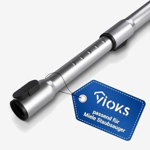 VIOKS Vacuum Cleaner Telescopic Tube Replacement for Mіеle 10615280 & 10275580 with Connection Diameter 35 mm Extension Tube Suitable for All Miele Vacuum Cleaners Such as S8340 S8360 S8730 C1 C2 C3