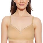 Enamor A017 Smoothening Wirefree Balconette T-Shirt Bra - Padded & High Coverage Skin