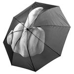 GOODS+GADGETS Automatic Umbrella - Pocket Umbrella XXL 100cm Stormproof Travel Umbrella - The Original! (Middle finger)