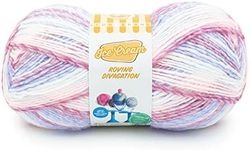 Lion Brand Yarn Ice Cream Roving Stripes Yarn, Shirley Temple