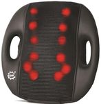 GHK H90 Shiatsu Back, Neck, Calf 12 Ball Multifunction Massager Cushion Machine for Car, Home & Office Use Car Charger & Electric Charger Inclusive (Multicolour)