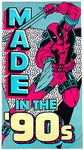 Jay Franco Marvel Deadpool 90's Baby Bath/Pool/Beach Towel - Super Soft & Absorbent Fade Resistant Cotton Towel, Measures 34 x 64 inches (Official Marvel Product)