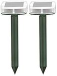 Ener-G+ EN656-2 Solar Powered Mole and Gopher Repeller (2 Pack), Green