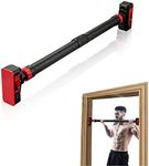 Doorway Pull Up Bar, Door Frame Chin Up Bar with Locking Mechanism, Adjustable Width, Strength Training Pullup Bar Max Load 440lbs