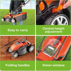 Flymo Speedi-Mo 360VC Electric Lawn Mower – 36cm Cutting Width