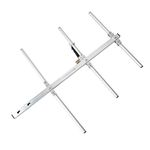 TWAYRDIO YAGI Antenna High Gain UHF 400-470MHz Foldable 3 Elements Aluminum Alloy Outdoor Radio Antenna with SL16 Female Connector for Motorola Kenwood Yaesu HYT Two-way Radio