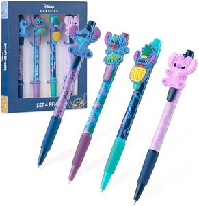 Disney Cute Pens - 4 Pack Stitch Novelty Pens - Lilo and Stitch Gifts