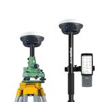 SingularXYZ E1 RTK GNSS Survey Equipment RTK GNSS GPS with IMU Rover & Base Handheld Collector Total Station Surveying Equipment, with Survey Software 1cm Accuracy, 1408 Channels
