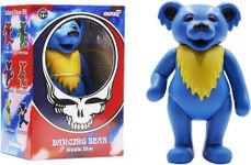 Super7 Grateful Dead Dancing Bear - 3.75" Grateful Dead Action Figure with Peg Stand Accessory Classic Music Collectibles and Retro Toys