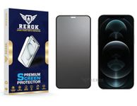 REROK Anti-Glare Matte Tempered Glass Screen Protector for iPhone 12 Pro Max [Pack of 1] | Anti-fingerprint, Edge-to-Edge Coverage, Scratch Resistant, Case Friendly with Easy Installation Kit.