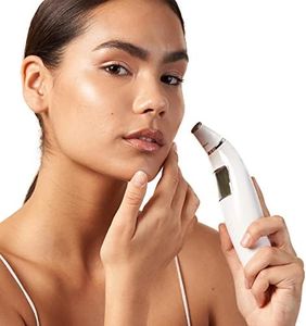 Exfora Facial Microdermabrasion Wand by Vanity Planet - Acne Treatment Reduce Wrinkles & Fine Lines - 4 Interchangeable Heads & Dual Charging Mode - Exfoliating Facial Cleanser for All Skin Types