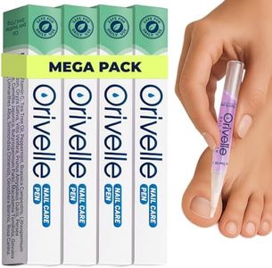 Orivelle Toenail Care Pen - Extra Strength Toe Nail Remedy - Professional Nail Solution for Fingernail with Tea Tree Oil (Pack of 4)