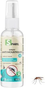 Anti Moustique Tropical En Spray 100 Ml. Eucalyptus Et Citriodiol Protection 6h. Produit Contre Les Piqures De Moustiques Efficace, Repulsif Exterieur Interieur Anti Moustique Bebe Et Femme Enceinte