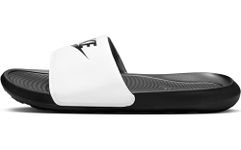 Nike Men's VICTORI ONE Slide Black-White Sandal-6 Kids UK (CN9675-005)