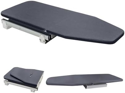Vrietina Retractable Foldable Ironing Board, 180° Swivel Pull Out Ironing Board Closet Sliding Out Space Saving with Removable Heat Resistant Ironing Board Cover