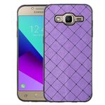 ELISORLI Compatible with Samsung Galaxy Grand Prime J2 Prime Case Rugged Thin Cell Accessories Anti-Slip Fit Rubber TPU Mobile Phone Silicone Protection Cover for Glaxay 2 2J Plus Women Men Purple