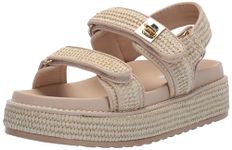 Steve Madden Women's Bigmona Sandal, Natural Raffia, 6 UK