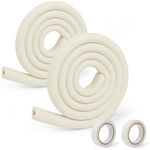 Vicloon Edge Protectors, 2M * 2 Roll Foam Safety Strip, Kids Anti Collision Strip, Thicken Soft Protective, Edge Corner Guard for Baby, Kids and Child - Milky White