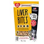 Chewmasters Beef Liver Bites Freeze Dried Dog Treats Bag, 17.6 oz (2 Packs)