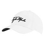 TaylorMade Mens Script Seeker Golf Baseball Cap, White