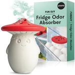 OTOTO Fun Guy Fridge Deodorizer - Food-Grade Fridge Smell Eliminator - Dishwasher Safe and BPA Free Refrigerator Baking Soda Deodorizer Holder- Compact