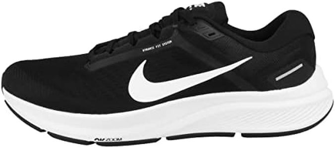 NIKE Men's Air Zoom Structure 24 Sneaker, Barely Volt Black Volt Aurora Green, 11 US