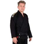 Tatami Nova Absolute Brazilian Jiu Jitsu BJJ Gi w/Free White Belt - Black - A2