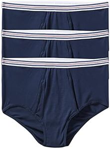Harbor Bay by DXL Men's Big and Tall 3-pk Color Briefs Navy 4XL