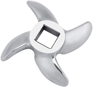 Fdit Cuchilla para picadora de carne de acero inoxidable de repuesto para molinillos de accesorios (32#)
