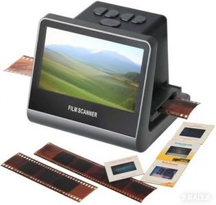 MAFUEAY 22MP Film and Slide Scanner with 5” LCD Screen, Convert Negatives & Slides 35mm, 126, 110 Film to High Resolution JPEG Digital Photos (Large)