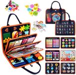 Toddler Busy Board Montessori Toys: for Toddlers 1-3 Year Old Educational Activity Book Sensory Board Travel Toy Ages 3-4 3-5 Learning Fine Motor Skills Preschool Quiet Book Gift for Boys Girls Kids