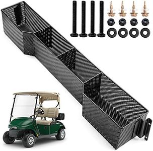 Roykaw Golf Cart Front Inner Basket Dash Storage/Tray Organizer Rack for EZGO TXT 1994-Up G&E Golf Cart, One Piece Solid Design and Large Storage Room