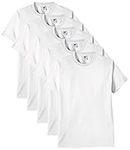 Fruit of the Loom Men's Heavy T Shirt, White, XL UK