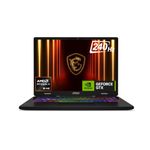 MSI Crosshair A16, AMD 8th Gen. Ryzen 9 8940HX, 41cm QHD+ 240Hz Gaming Laptop (16GB/1TB NVMe SSD/Windows 11 Home/NVIDIA GeForce RTX 5060, GDDR7 8GB/Cosmos Gray/2.5Kg) D8WFKG-035IN