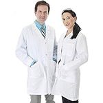 TALVANIA Lab Coat Men Women White L