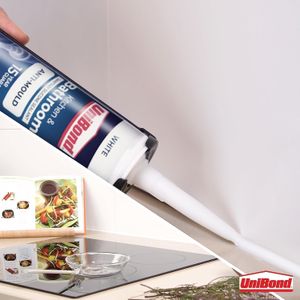 UniBond Anti-Mould White Sealant – Waterproof Bathroom & Kitchen
