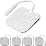 TENS Unit Pads 2"X2" 4 Pcs, 3rd Gen