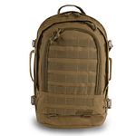 HIGHLAND TACTICAL Unisex's West Tactical Backpack, Desert (Coyote), L