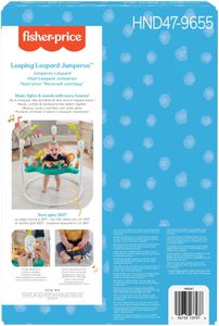 Fisher-Price Jumperoo Baby Activity Center – Leaping Leopard