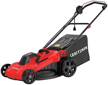 CRAFTSMAN Electric Lawn Mower, 20-Inch, Corded, 13-Ah (CMEMW213), Red