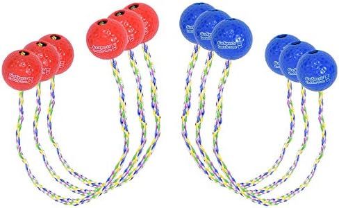 GoSports Ladder Toss Bolo Replacement Set - Kid Safe Soft Rubber or Hard Golf Balls